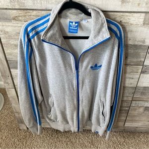 Adidas Men’s Varsity Style Track Zip Up Jacket size Large